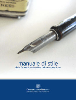 Manuale_di_stile 2,53 MB - Federazione Trentina della