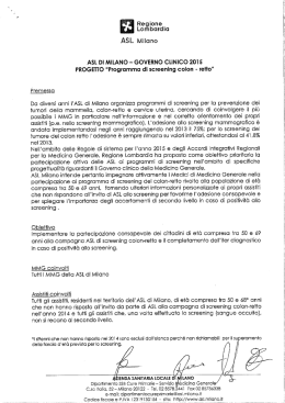 Milano Governo Clinico II
