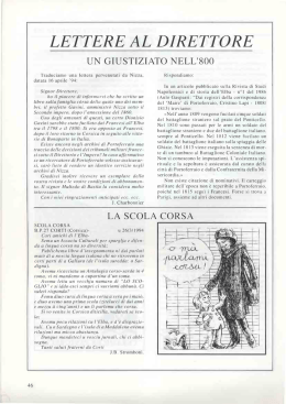 46 LETTERE IN Redazione Redazione