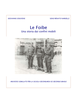Le Foibe. Una storia dai confini mobili