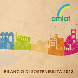 Bilancio di sostenibilità 2013