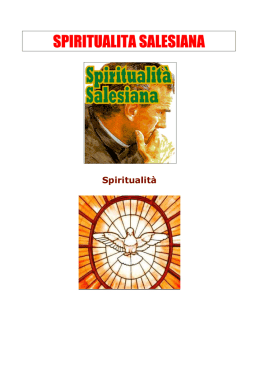 spiritualita salesiana - Nuova evangelizzazione