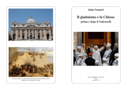 Il giudaismo e la Chiesa - inter multiplices una vox