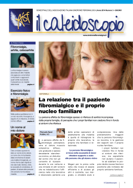 Scarica il pdf - Associazione Italiana Sindrome Fibromialgica