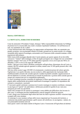 Lazio Informazione n&deg;18 - Agricoltura