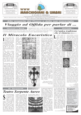 marchigiani anno 1 n3 - Associazione Marchigiani e Umbri di Milano