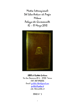 GALLENGA Antonio - Libri Antichi e di Pregio a Milano Libri Antichi