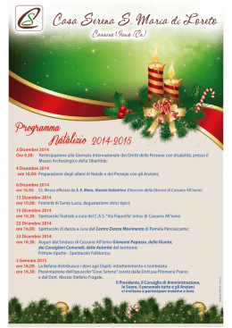 scarica - CASA SERENA SANTA MARIA DI LORETO