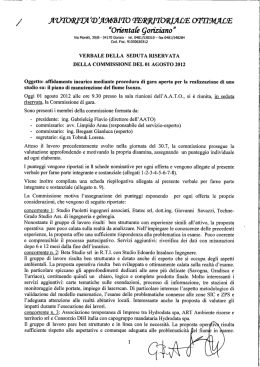 Verbale della seduta dd. 01/08/2012