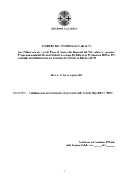DCA n.17 del 14 aprile 2015-Autorizzazione al