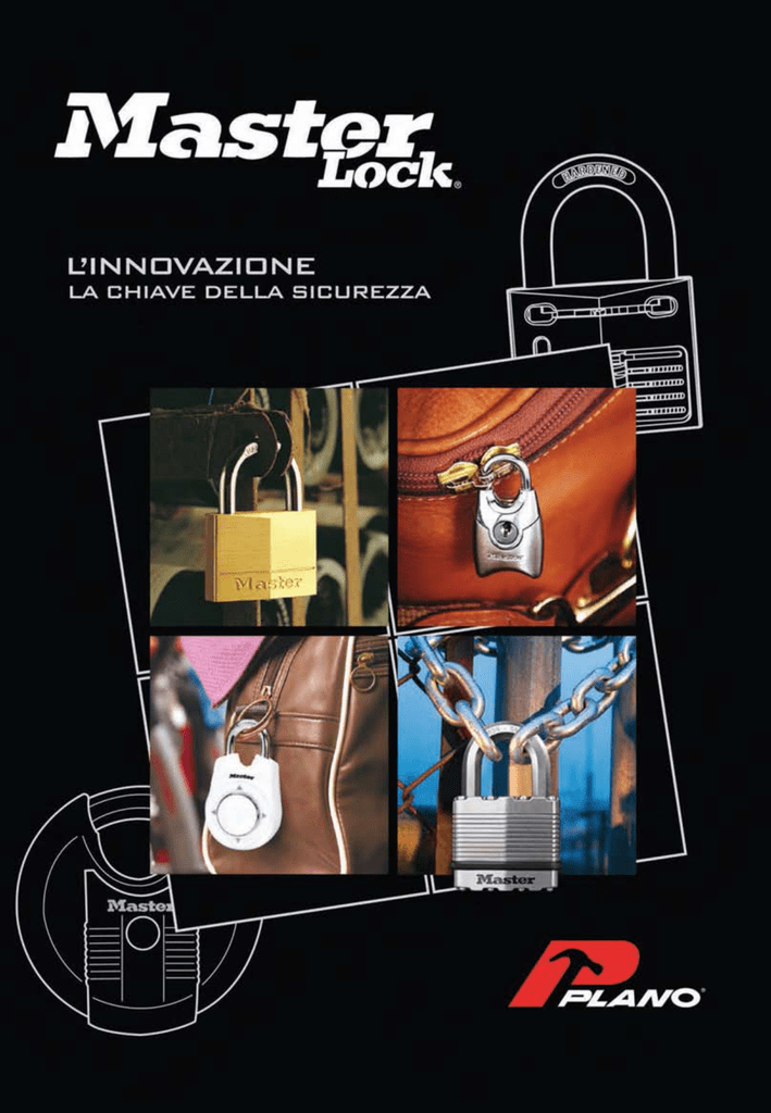 Master Lock 2960EURD Lucchetto Ottone Alta Sicurezza 60mm Arco Acciaio cementato 36mm 