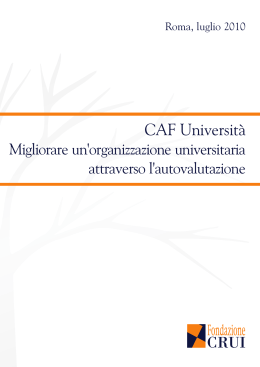 CAF Università - Fondazione CRUI