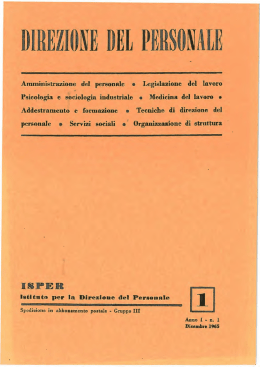 direzione del personale
