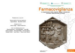 Libretto Farmacovigilanza - Rapporto annuale 2012