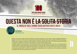 IL meGLIo DeLL`anno scoLastIco 2013-2014