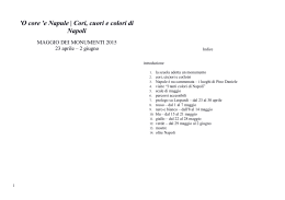 `O core `e Napule | Cori, cuori e colori di Napoli