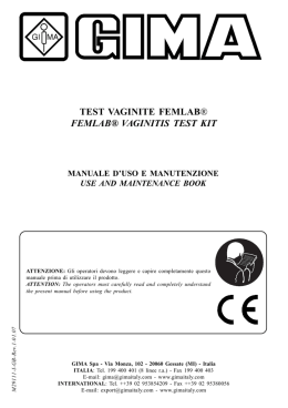 TEST VAGINITE FEMLAB&reg; FEMLAB&reg; VAGINITIS TEST KIT