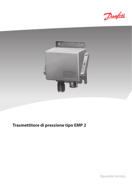 Trasmettitore di pressione tipo EMP 2
