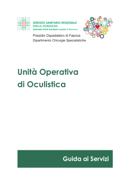 Unità Operativa di Oculistica - AUSL Romagna