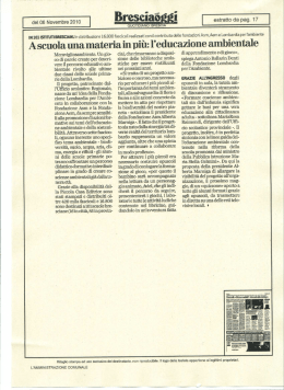Ascu - Fondazione Lombardia per l`Ambiente