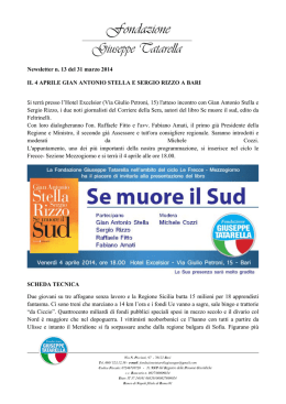 Newsletter n13 - Fondazione Giuseppe Tatarella