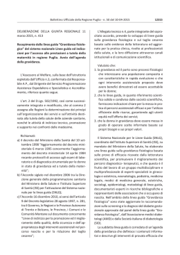DELIBERAZIONE DELLA GIUNTA REGIONALE 11