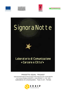 Laboratorio di Comunicazione Carcere e Citt&agrave; di Ferrara