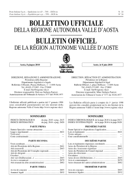 5447Kb - Sito ufficiale della Regione Autonoma Valle d`Aosta