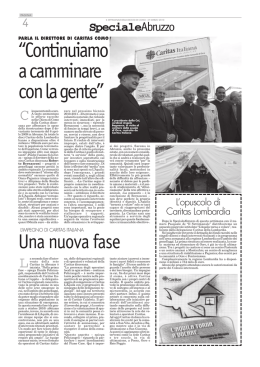 “Continuiamo a camminare con la gente”