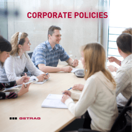 corporate policies