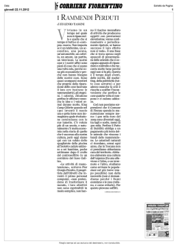 I rammendi perduti - Comune di Scandicci