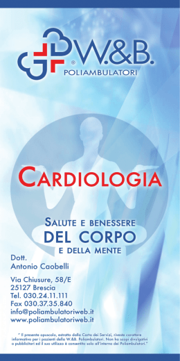 Jr W&B. - Poliambulatori W.&B.