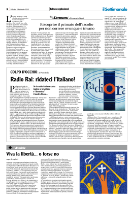 Radio Rai: ridateci l`italiano!
