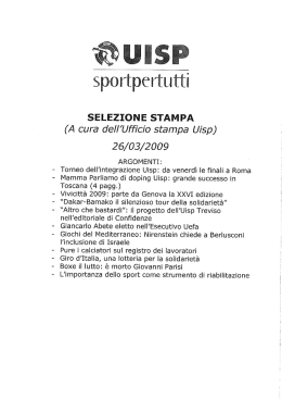 Scarica il pdf - Uisp intranet
