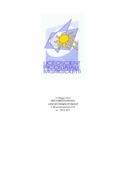 Classe 5 B - CLIL - Liceo Scientifico Michelangelo Grigoletti