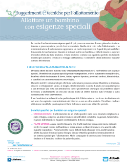 con esigenze speciali