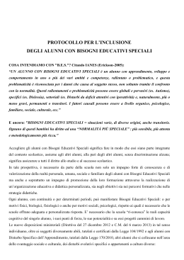 Protocollo Inclusione - "E.Vittorini" – Messina
