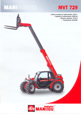 - Capaci à di sollevamento: 2900 kg