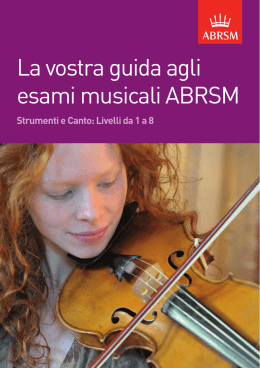 Guida agli esami musicali ABRSM