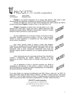 Scarica il curriculum di Progetti