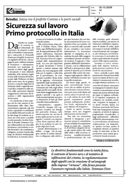 Sicurezza sul lavoro