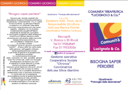 Opuscolo informativo