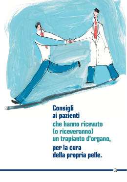La pelle dopo il trapianto