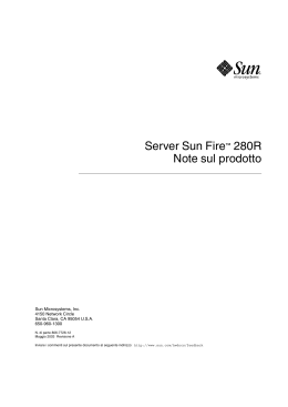 Sun Fire 280R Server Product Notes