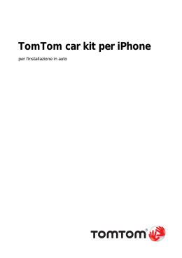 TomTom car kit per iPhone