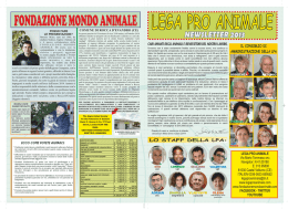 PDF-Datei ~ 2.905KB - Fondazione Mondo Animale