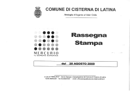 curio - Comune di Cisterna di Latina