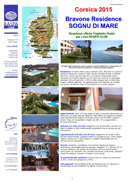 Scarica il Listino Prezzi e modulo prenotazione 2015