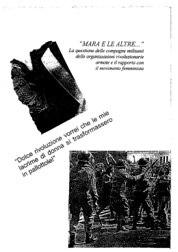 mara e le altre... - femminismo proletario rivoluzionario