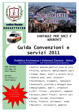sfoglia la guida 2011